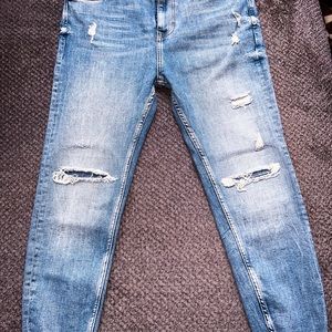 CROPPED SKINNY JEANS